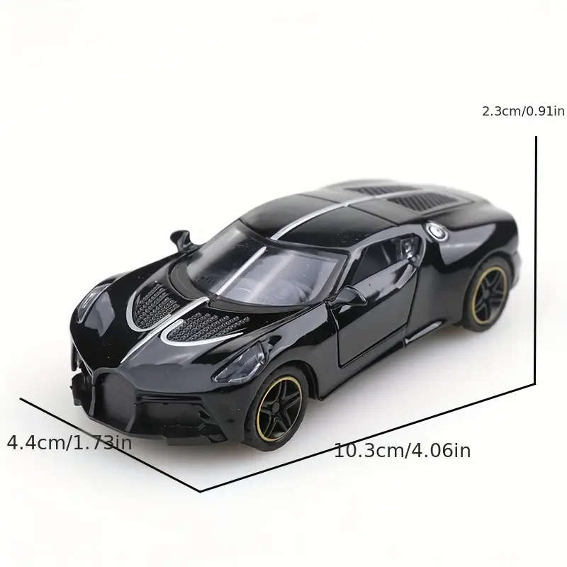 Die-Cast Alloy Racing Car Model - Sleek, Detailed