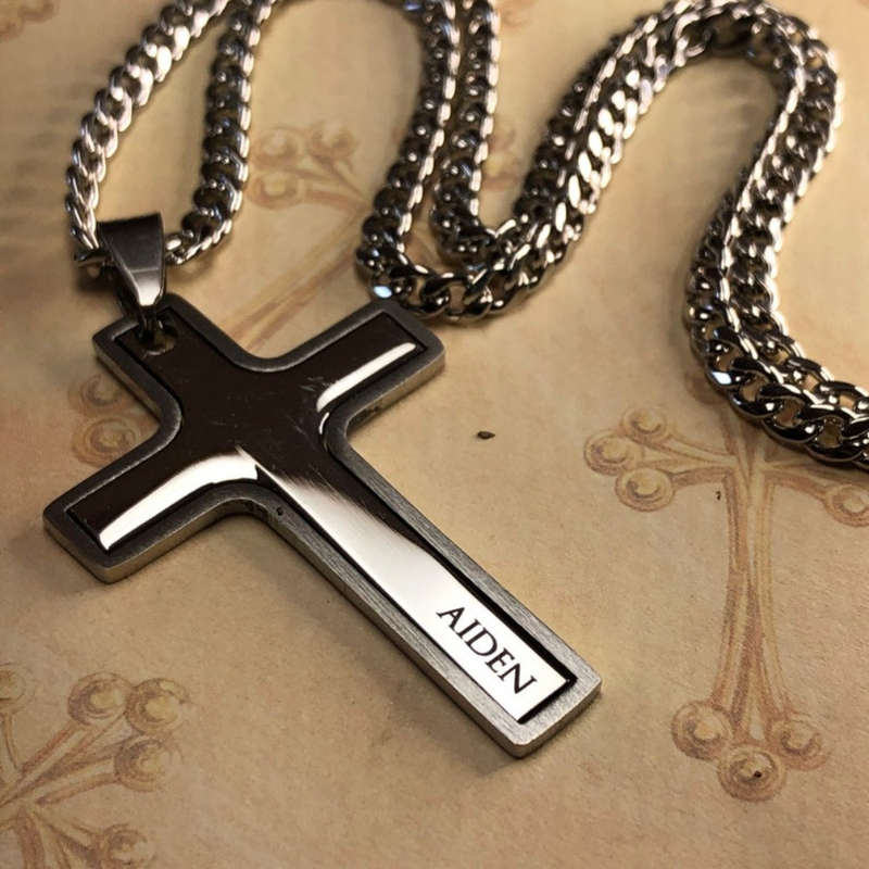1 Piece Silvery Jesus Theme Pendant