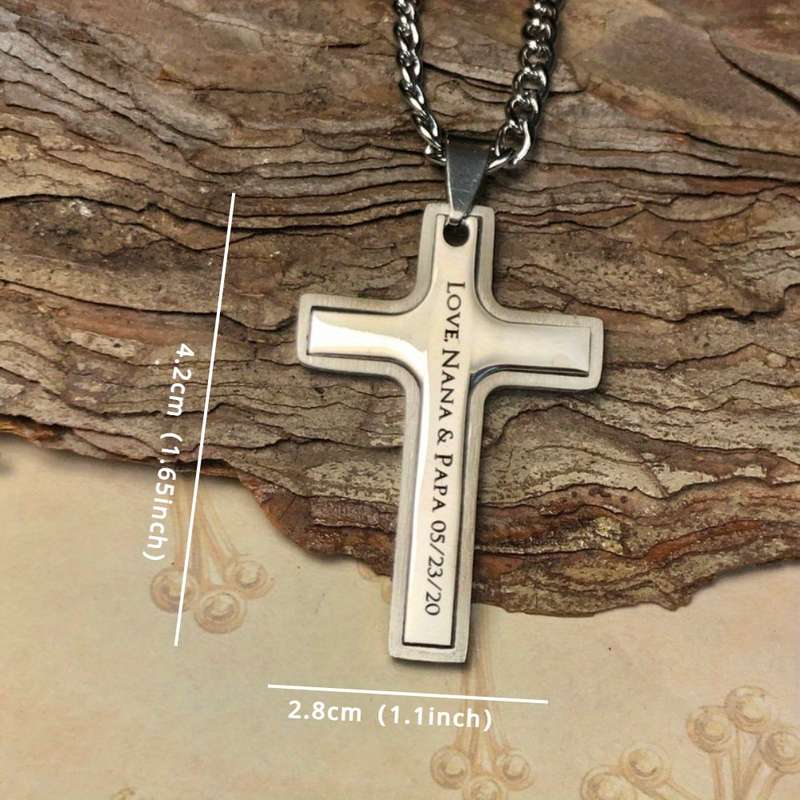 1 Piece Silvery Jesus Theme Pendant