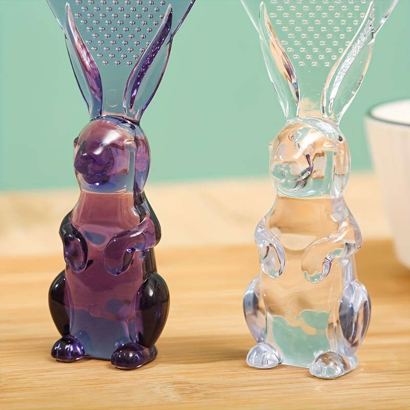 1pc Cartoon Bunny Design Plastic Rice Potato Server Standing Rabbit Shaped Scoop for Rice Co