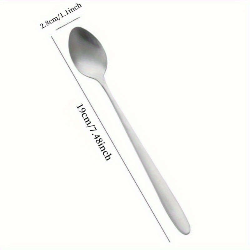 1pc Stainless Steel Slivery Spoon Magic Potion Spoon Funny Hand Stamped Spoon Coffee Spoon