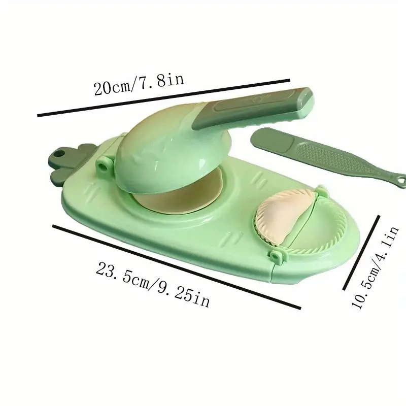 2in1 Manual Dumpling Maker Easy Press Dough Skin Wrapper Tool Perfect for Beginners Kitchen Gadget