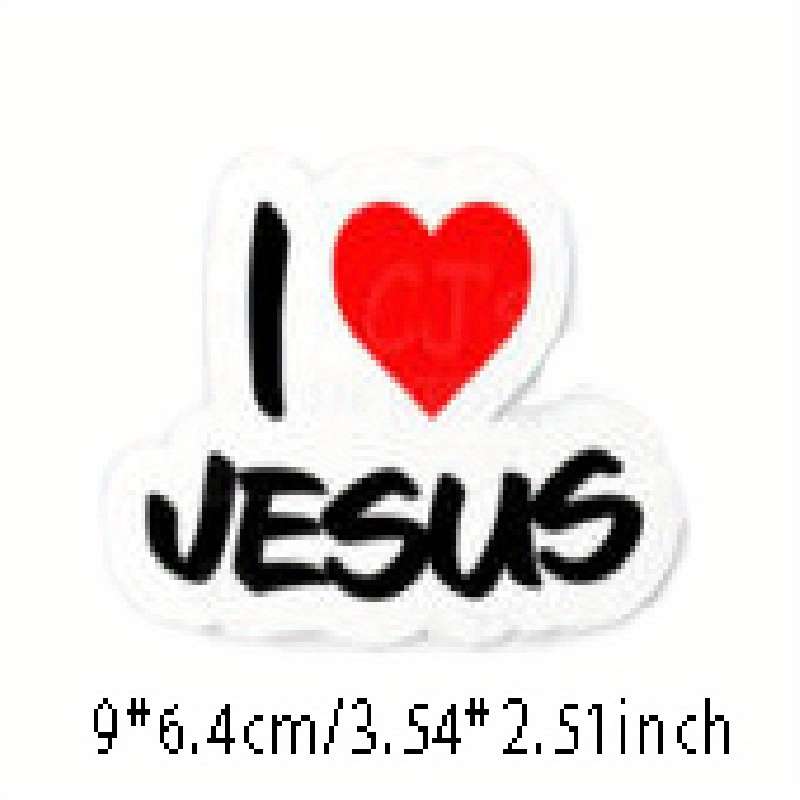 1pc  Jesus Christian Themed Stickers
