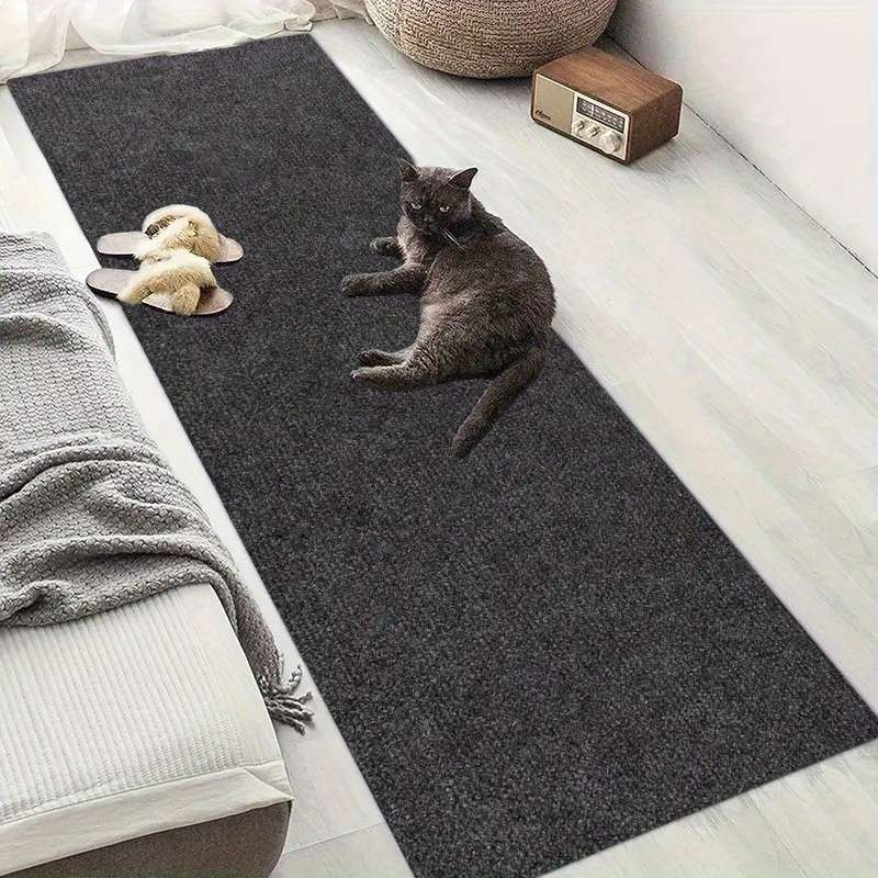 1Pc Beige 30x100cm Self Adhesive Carpet Floor Mat