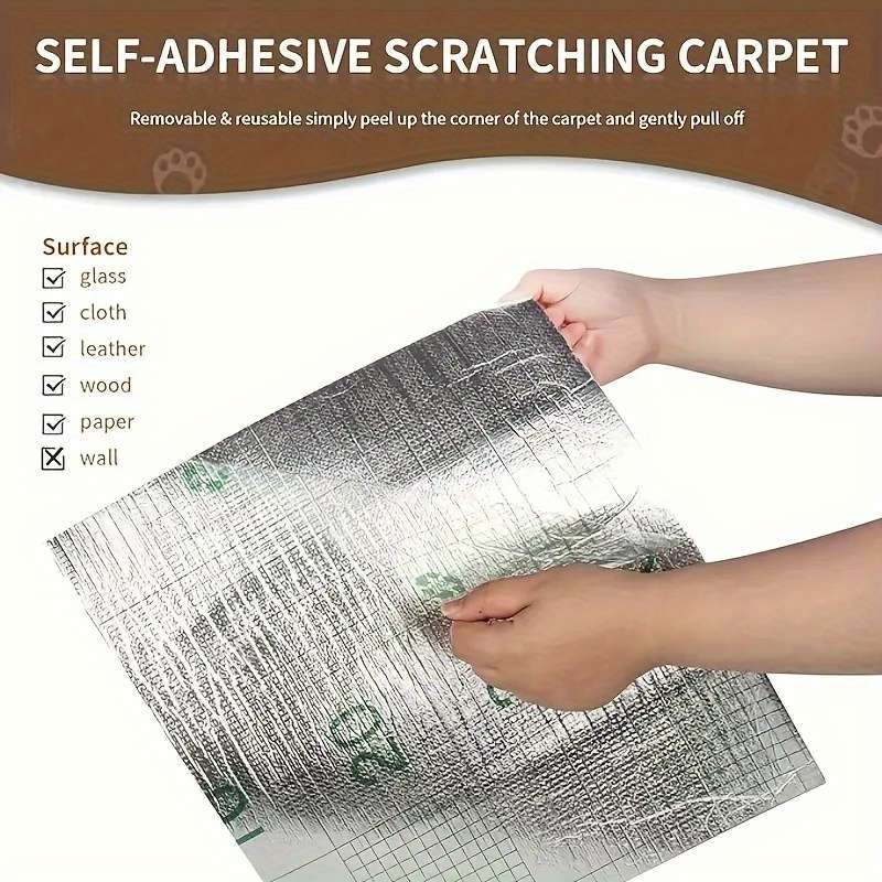 1Pc Beige 30x100cm Self Adhesive Carpet Floor Mat