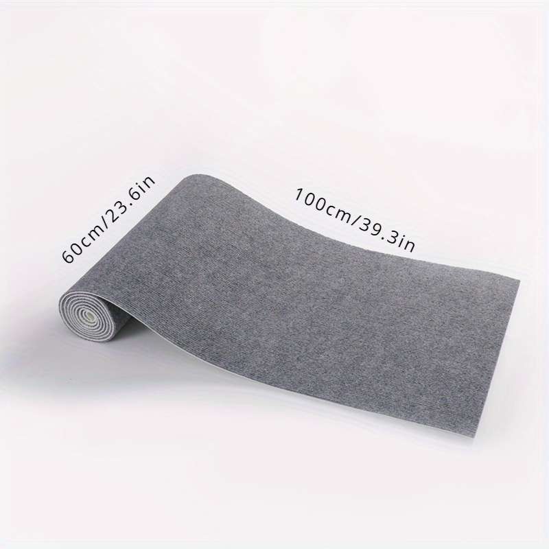 1Pc Beige 30x100cm Self Adhesive Carpet Floor Mat
