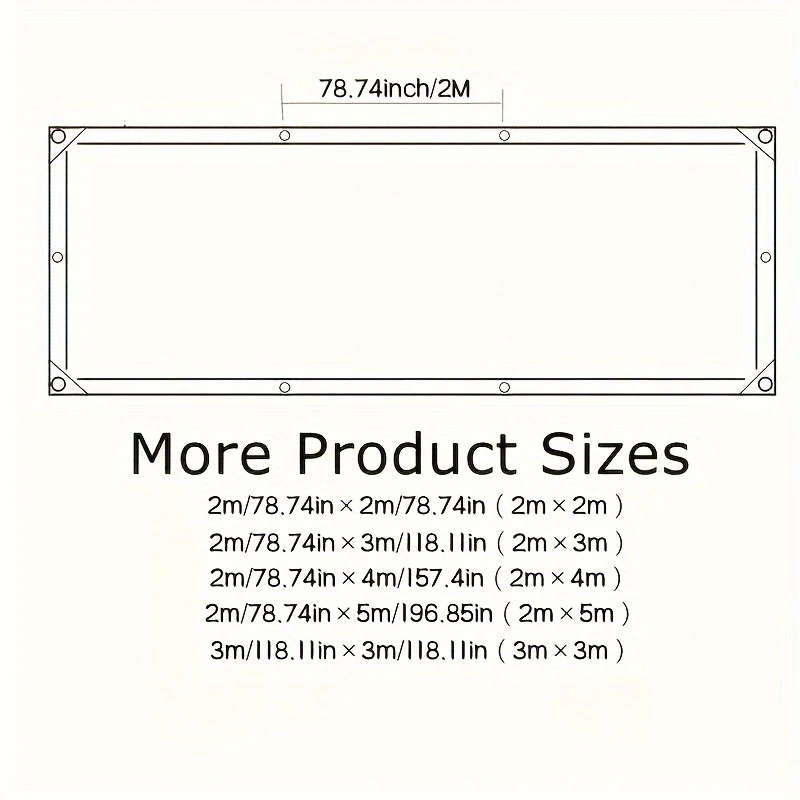 Extra Thick Waterproof Tarp