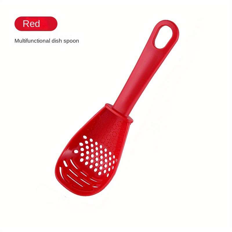 1pc Multi-Function Kitchen Spoon Grind Mash Drain for Easy Cooking   Perfect for Ginger G
