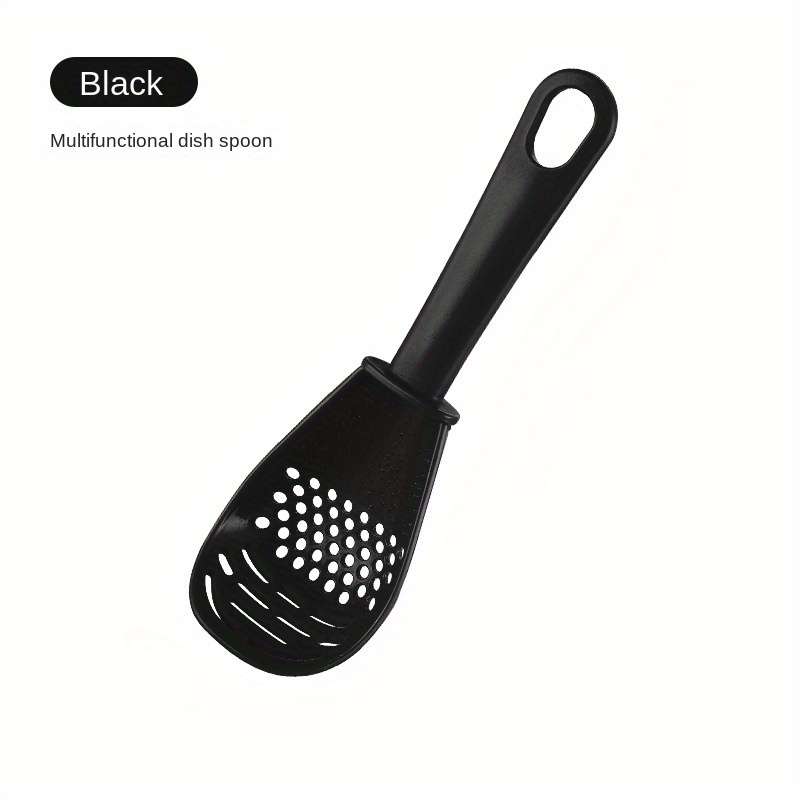 1pc Multi-Function Kitchen Spoon Grind Mash Drain for Easy Cooking   Perfect for Ginger G