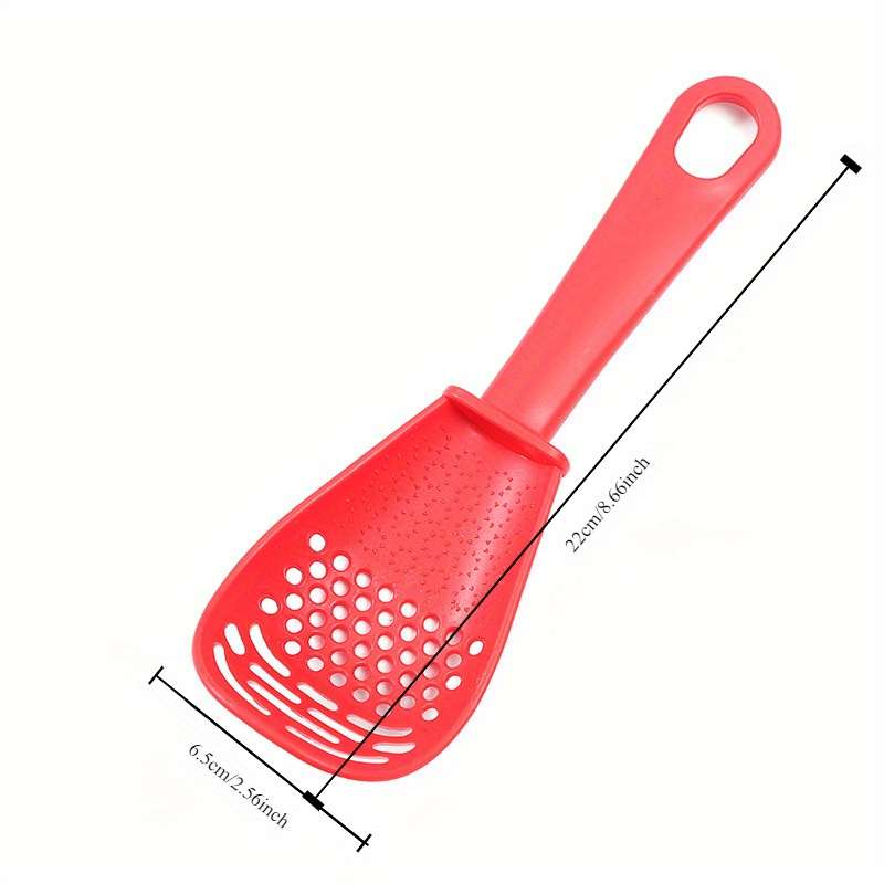 1pc Multi-Function Kitchen Spoon Grind Mash Drain for Easy Cooking   Perfect for Ginger G