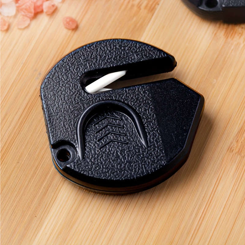 1pc Portable Mini Knife Sharpener No Power Needed Quick Easy Sharpening with Ceramic Stone
