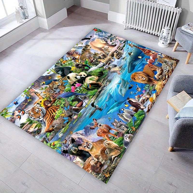 1Pc 47.24x62.99inch 120x160cm Floor Mat