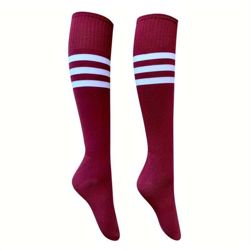 1 Pair Burgundy One Size Socks