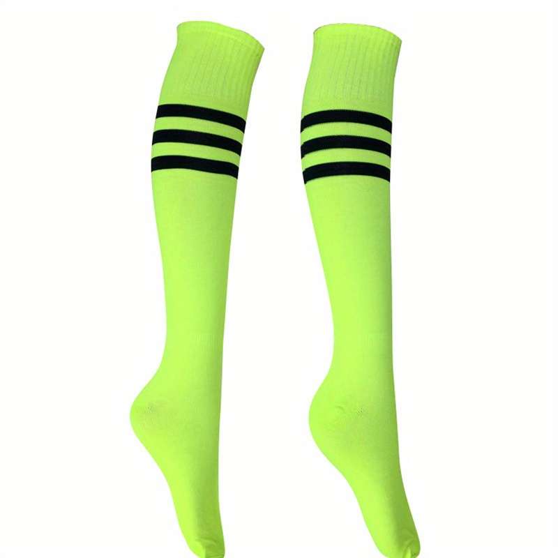 1 Pair Fluorescent Green One Pair One Size Socks