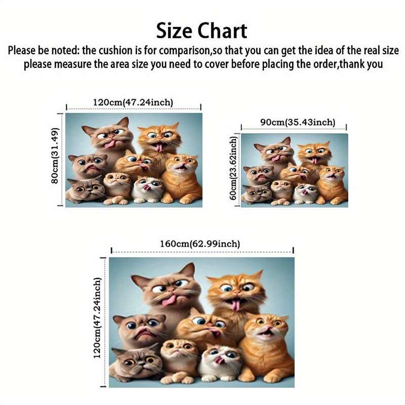 1Pc 150x200cm Floor Mat