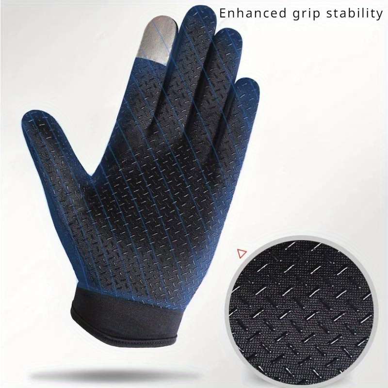 1 Pair Simple Black One Size Outdoor Sports Gloves