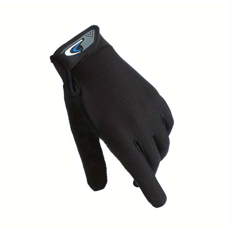 1 Pair Simple Black One Size Outdoor Sports Gloves