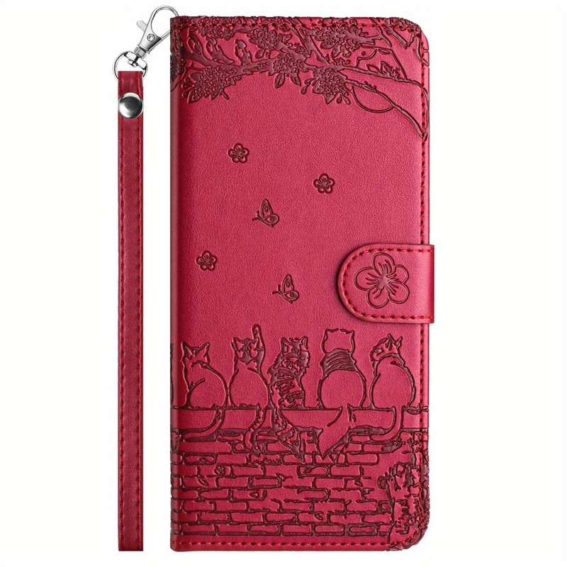 1pc Red For Samsung Galaxy A52 Phone Cases