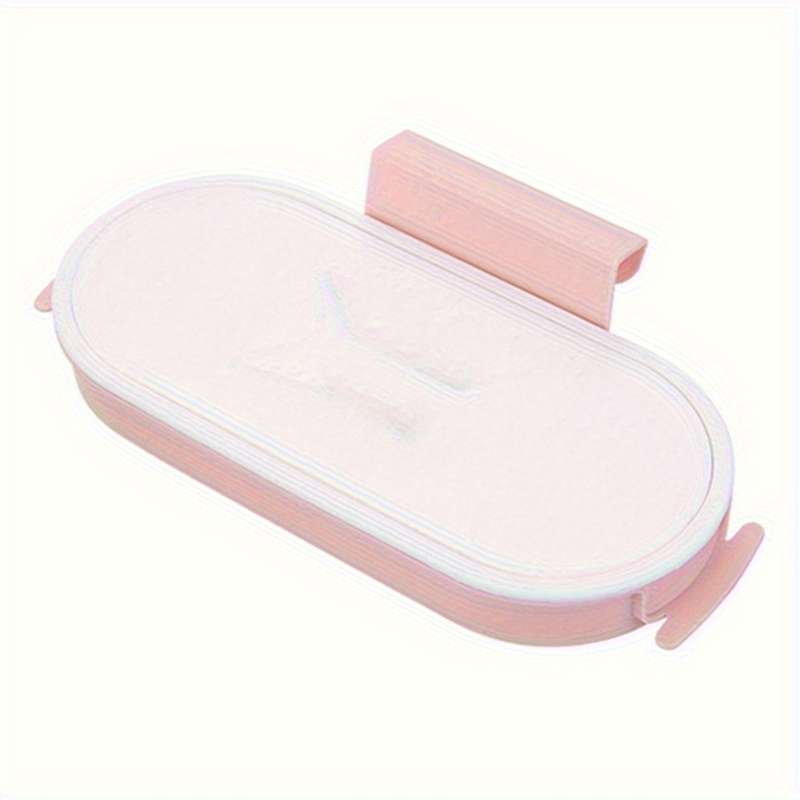 1pc Kitchen Garbage Bag Holder Portable Plastic Garbage Bag Racks with Lid Hanging Rack Cabin