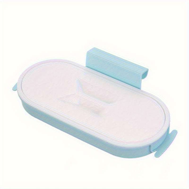 1pc Kitchen Garbage Bag Holder Portable Plastic Garbage Bag Racks with Lid Hanging Rack Cabin