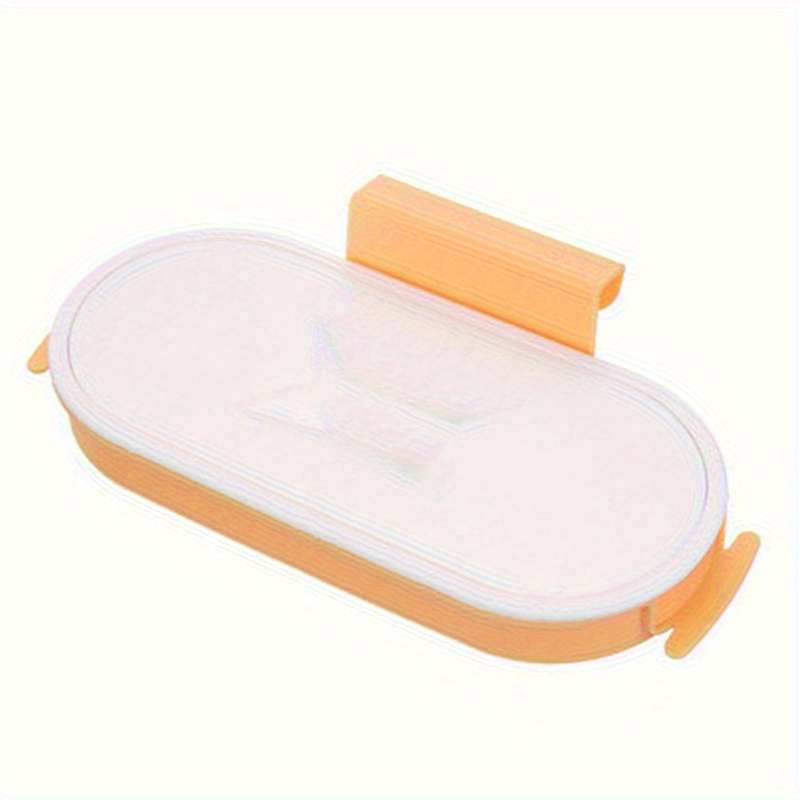 1pc Kitchen Garbage Bag Holder Portable Plastic Garbage Bag Racks with Lid Hanging Rack Cabin