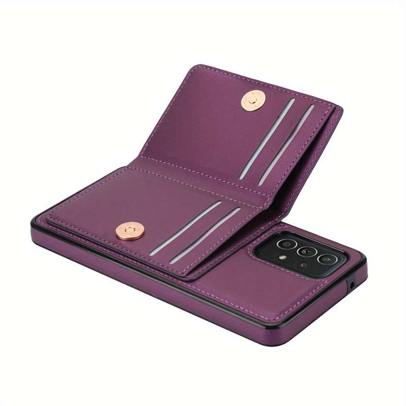1pc Deep Purple For Samsung Galaxy A72 Phone Cases