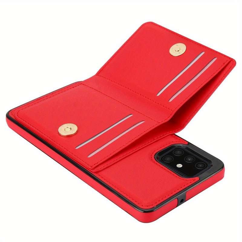1pc  Red  For Samsung Galaxy A51 Phone Cases