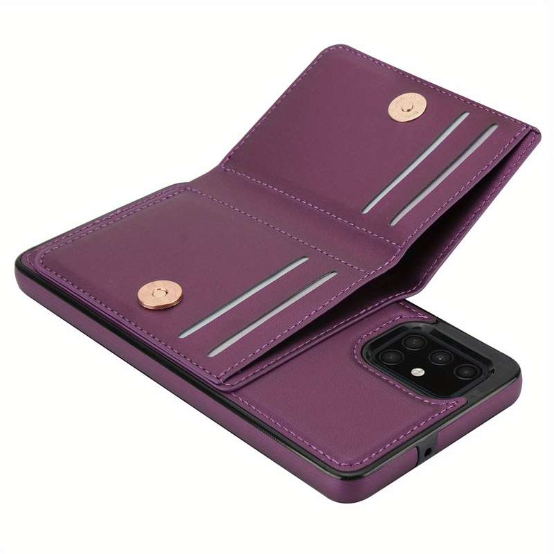 1pc Deep Purple For Samsung Galaxy A51 Phone Cases