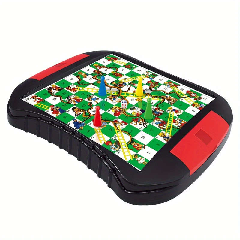 1pc 6in1 Family Game Set Classic Chess Ludo Backgammon More Perfect Gift for Gamers