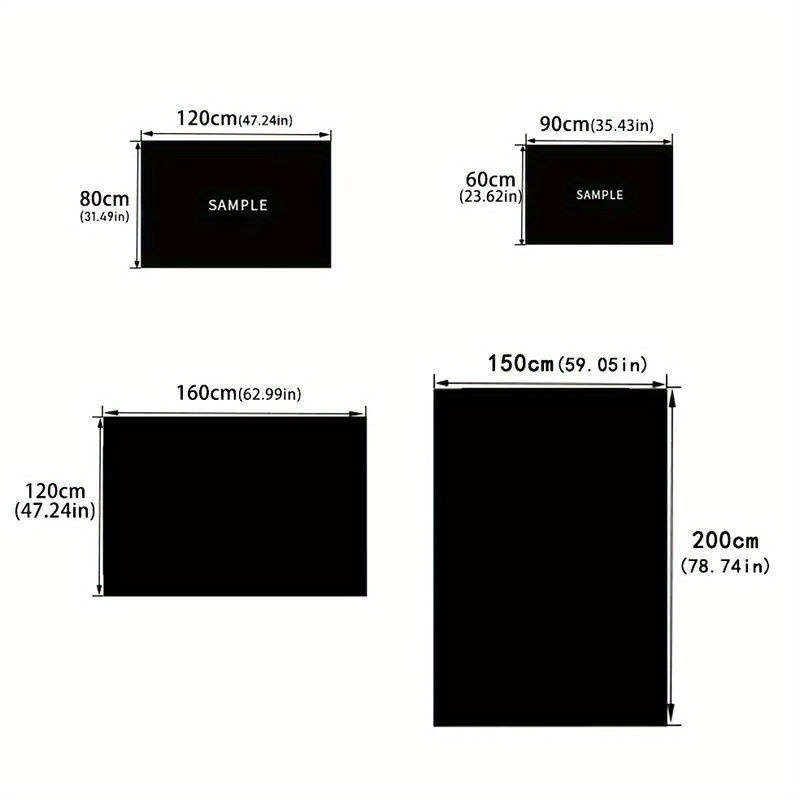1Pc 120x160cm Floor Mat