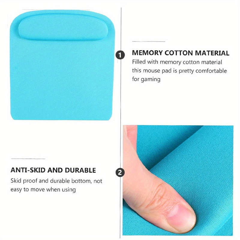 1pc Ergonomic Dachshund Themed Mouse Pad Wrist Support PVC Memory Foam Rest Non-Slip B