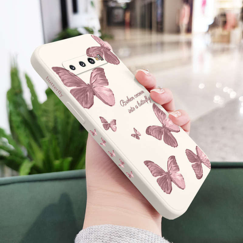 1pc White For Samsung Galaxy S10 Add   Phone Cases