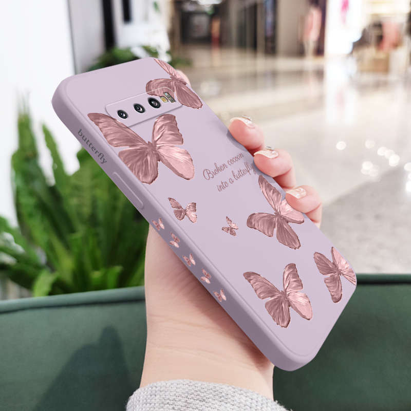 1pc Light Purple For Samsung Galaxy S10 Add   Phone Cases