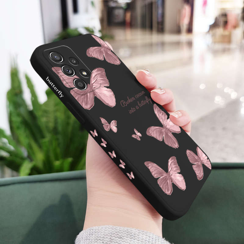 1pc Black For Samsung Galaxy A23 Phone Cases
