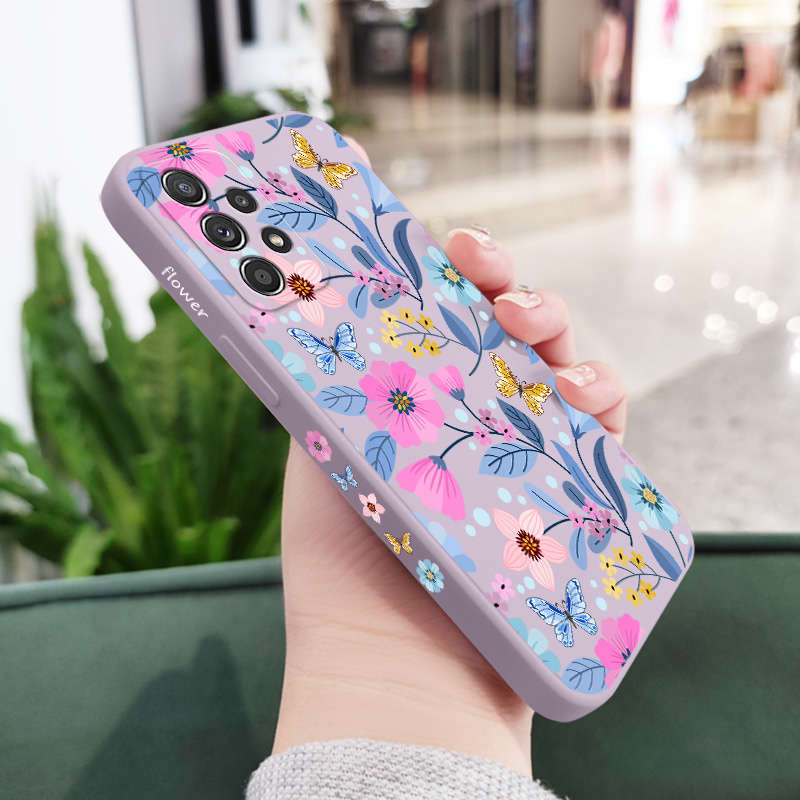 1pc Light Purple For Samsung Galaxy A33 5G Phone Cases