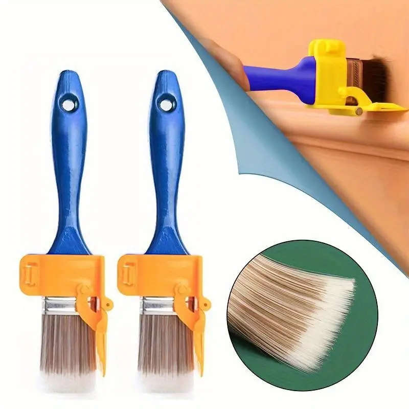 1pc Imitation Wool Paint Brush Latex Paint Trim Edge Color Separator for Living Room Outdoor Bathroo