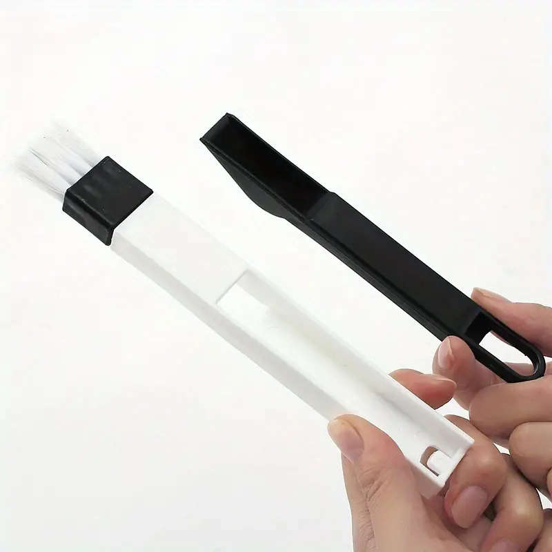 1pc 2in1 Multi-purpose Computer Keyboard Cleaning Brush and Stationery Tool - Office Desk Set