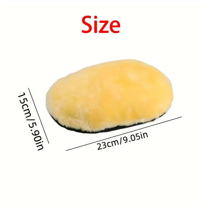 Soft Wool Car Wash Mitt Scratch-Free Auto Cleaning Glove Reusable Dusting Brush Universal Fit Detail