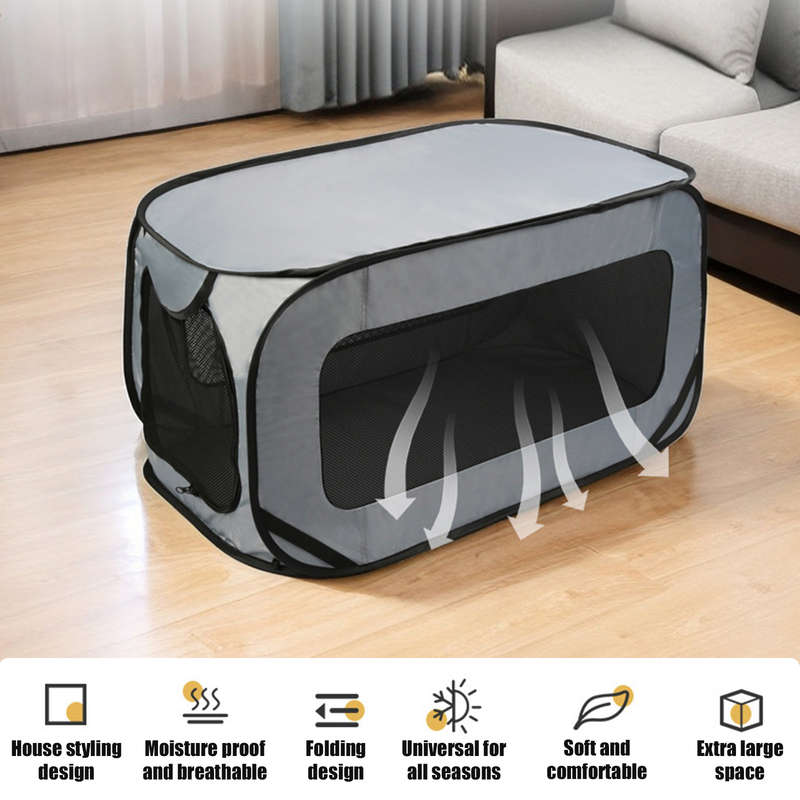 1pc Black Pet Cage