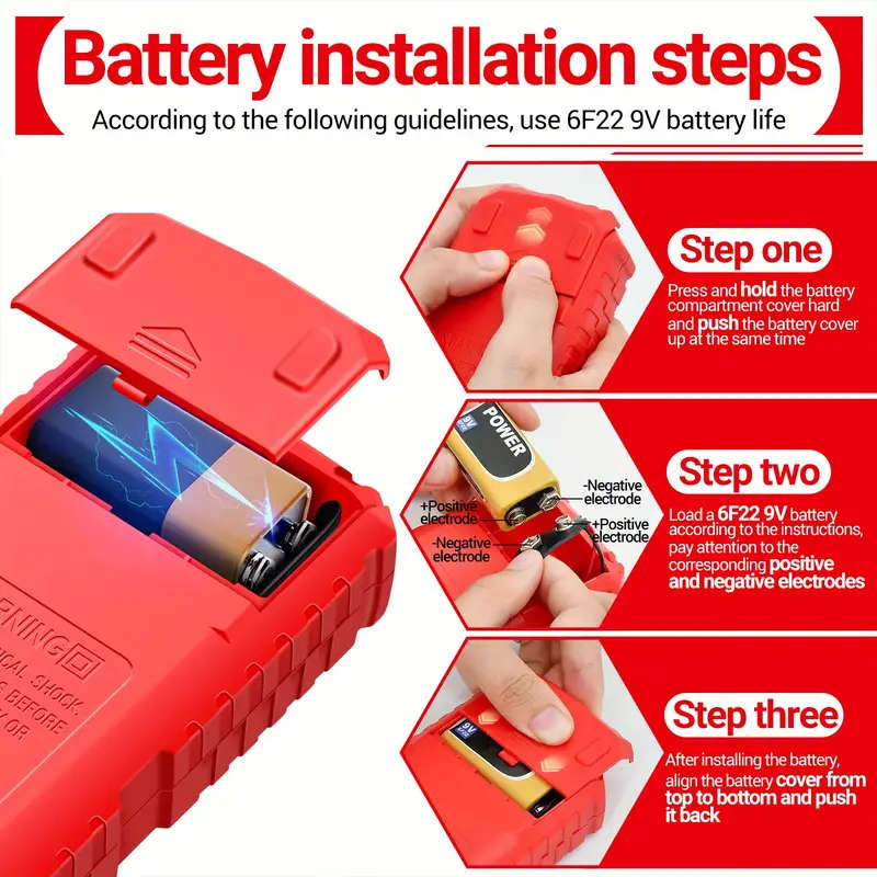 1pc SZ308 High-Precision Digital Multimeter Electrical Maintenance AC-DC Tester Multifunctional