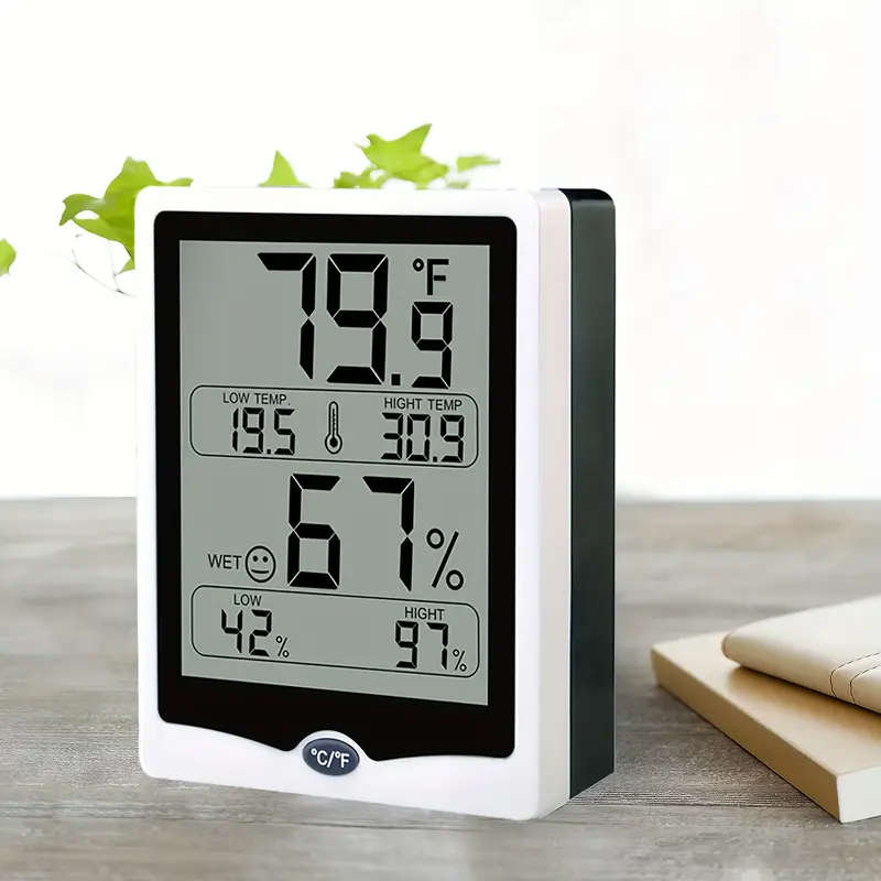 1pc Digital Indoor Thermometer Hygrometer High Precision Temperature and Humidity Monitor for Home G
