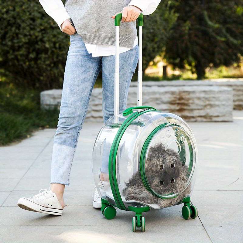 1pc Greensize Upgrade with door and shoulder strap Pet Bag
