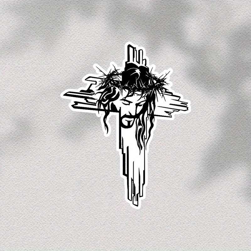 1pc Jesus Christian Themed Stickers