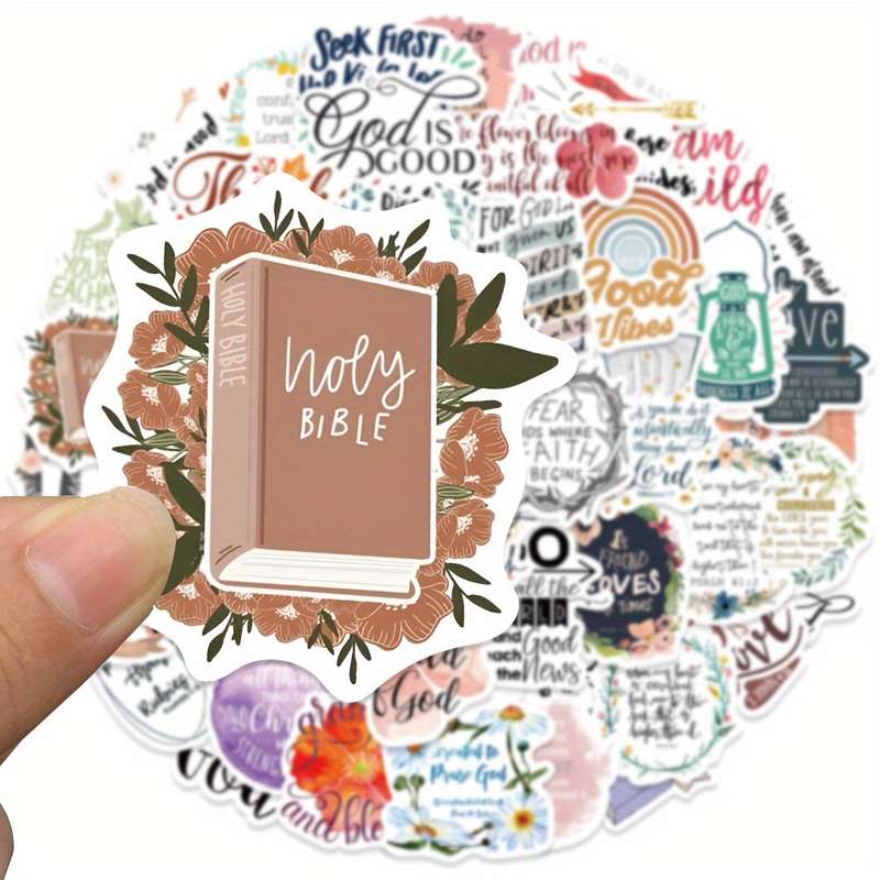 52pcs Jesus Christian Themed Stickers