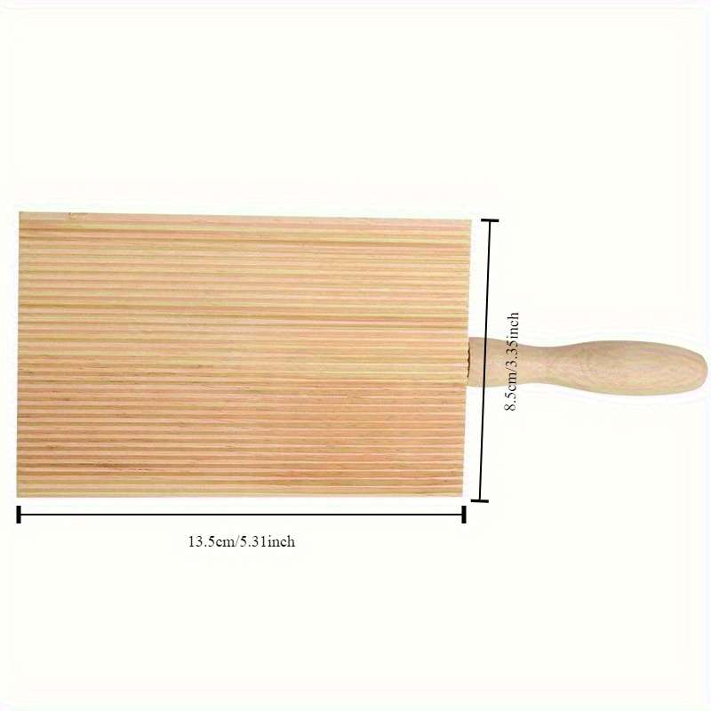 1pc Wooden Garganelli Board for Gnocchi Macaroni Mini Kitchen Cooking Tool Food Contact Safe D