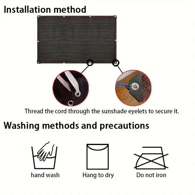 Easy Install Durable Privacy Fence Shade Cloth