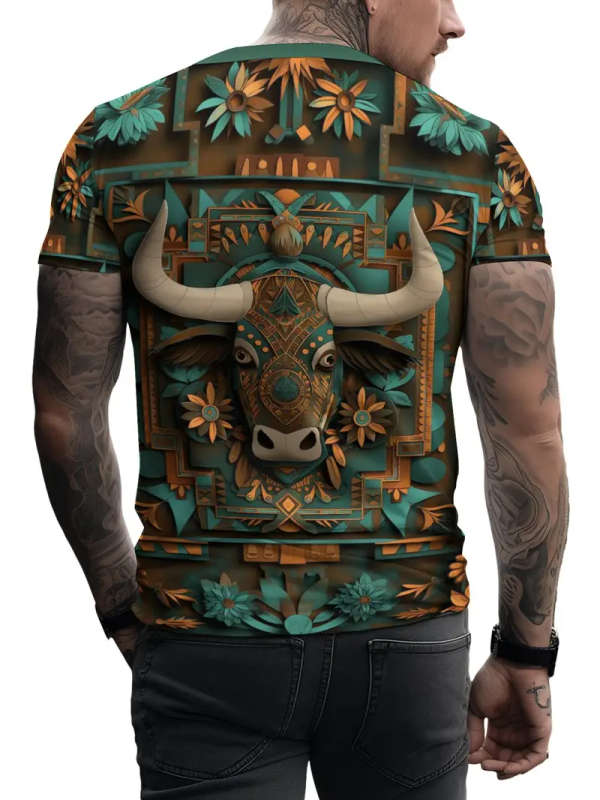 Men's T-Shirt, Short Sleeve, SIZE MEDIUM