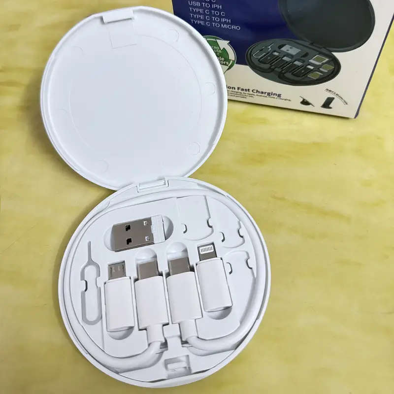 5 in 1 60W USB C To USB C Cable For All Smart Phone Fast Charging Cable Adapter Kit OTG Converter