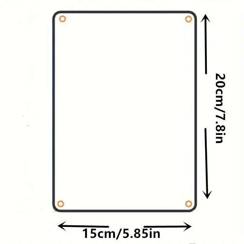 1pc Vintage Backyard Bar Welcome Sign Weather-Resistant Metal Wall Decor No Battery Needed Featherle