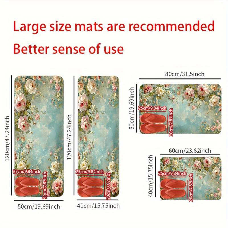 1Pc 40x60cm 15.7x23.6inch Floor Mat